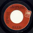 7inch Vinyl Single - Styx - Nothing Ever Goes As Planned / Never Say Never