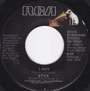 7inch Vinyl Single - Styx - Lady / Children Of The Land (Short Version)