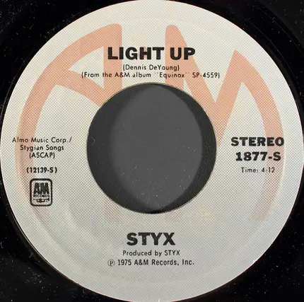 Styx - Mademoiselle / Light Up