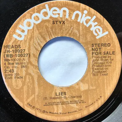 Styx - Lies