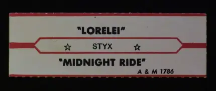 Styx - Lorelei / Midnight Ride