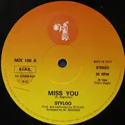 12inch Vinyl Single - Stylóo - Miss You