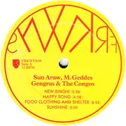 Double LP & MP3 - Sun Araw , M. Geddes Gengras & The Congos - Icon Give Thank - DVD, Newsprint poster