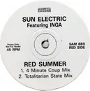 12inch Vinyl Single - Sun Electric Featuring Inga Humpe - Red Summer