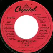 7inch Vinyl Single - Sun - Radiation Level