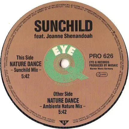 Sunchild Feat. Joanne Shenandoah - Nature Dance