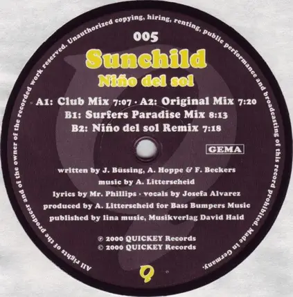 Sunchild - Niño Del Sol