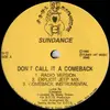 12inch Vinyl Single - Sundance - Don't Call It A Comeback