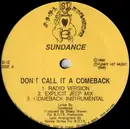 12inch Vinyl Single - Sundance - Don't Call It A Comeback