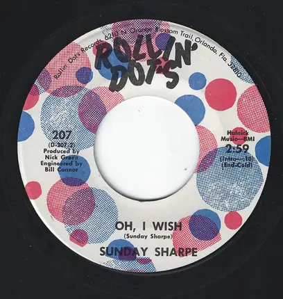 Sunday Sharpe - To Be A Child Again / Oh, I Wish