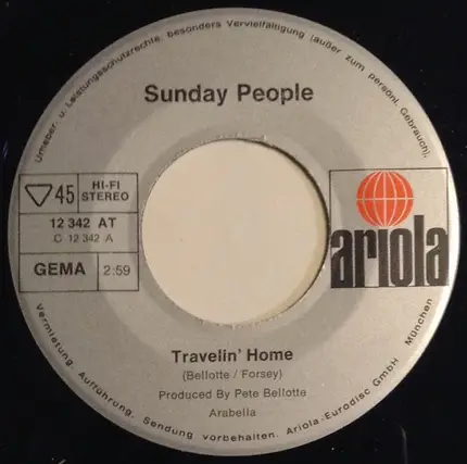 Sunday People - Travelin' Home