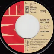 7inch Vinyl Single - Sunflowers - Love Letters In My Hand