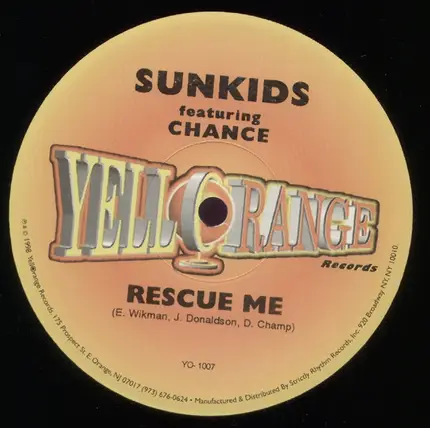 Sunkids Featuring Chance - Rescue Me