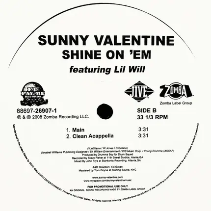 Sunny Valentine - Shine On 'Em