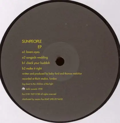 Sunpeople - Sunpeople EP