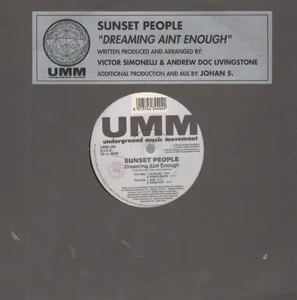 Sunset People - Dreaming Aint Enogh