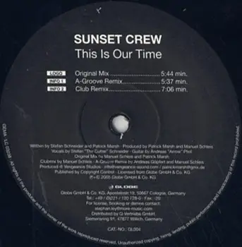 Sunset Crew - This Is Our Time