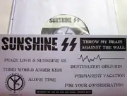 7inch Vinyl Single - Sunshine SS - Throw My Brain Against The Wall - Purple Marbled Vinyl, Poster