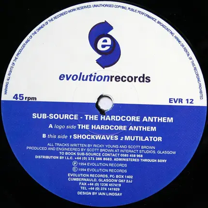 Sub Source - The Hardcore Anthem