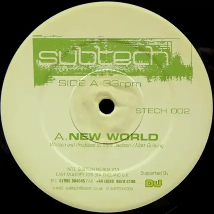 Subtech - New World / Monolith