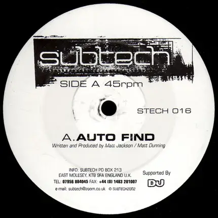 Subtech - Auto Find / Reef Tank