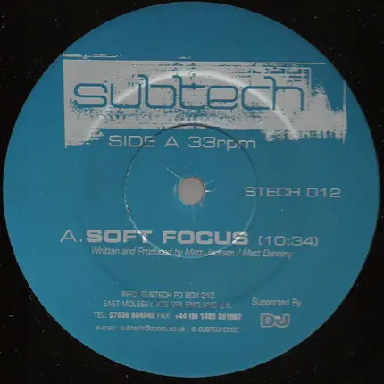 Subtech - Soft Focus / Digital Self