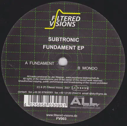 Subtronic - Fundament EP