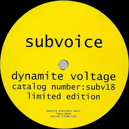 Subvoice - Dynamite Voltage