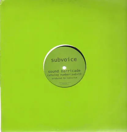 Subvoice - Sound Barricade