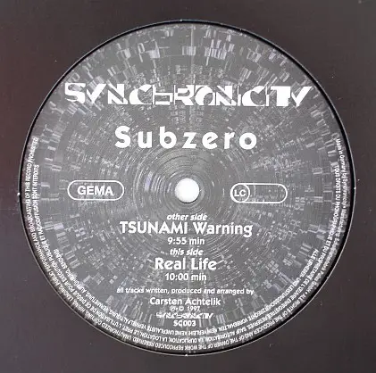 Subzero - Tsunami Warning