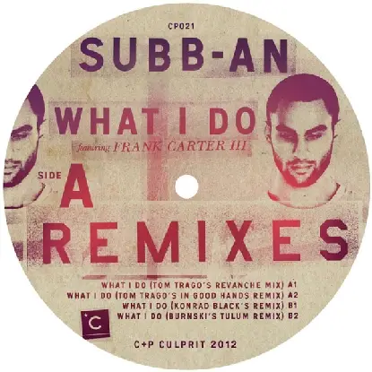 Subb An - What I Do ( Tom Trago/ Burnski Rmxs )