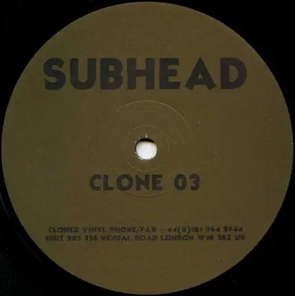 Subhead - Clone 03