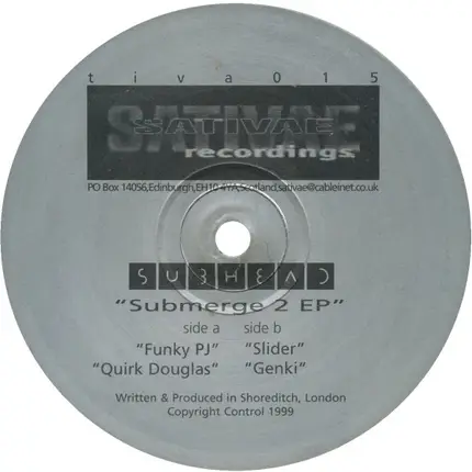 Subhead - Submerge 2 EP