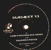 Subject 13 - Can You Feel Da Vibez? / Black Steele