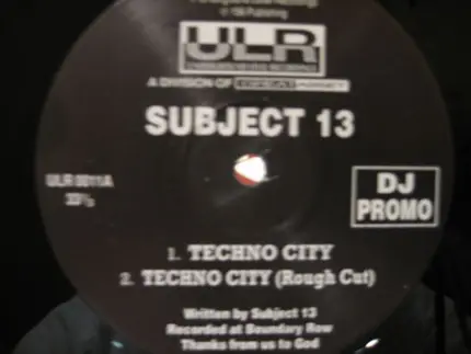 Subject 13 - Techno City EP
