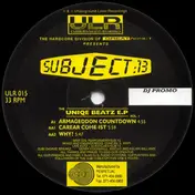 Subject 13 - The Uniqe Beatz EP Vol. 1