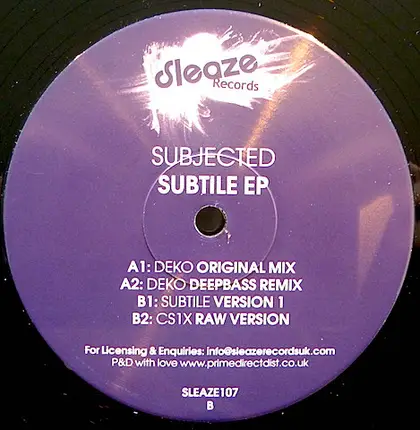 Subjected - Subtile EP