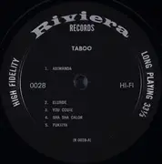 LP - Subri Moulin & His Equatorial Rhythm Group - Taboo - MONO