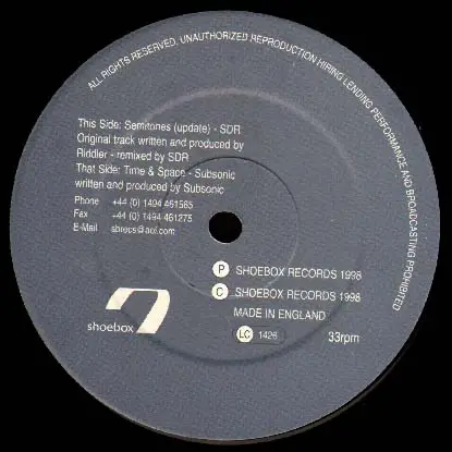 Subsonic / SDR - Time & Space / Semitones (Update)