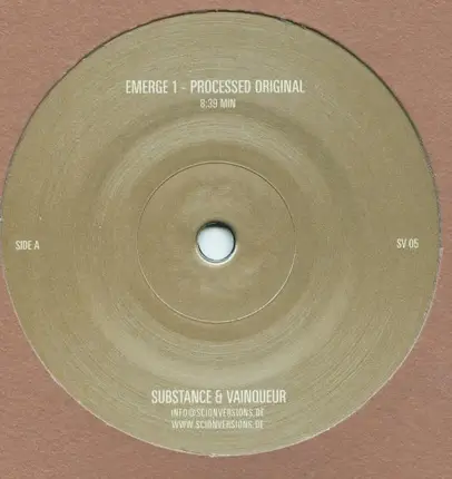 Substance & Vainqueur - Emerge