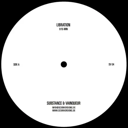Substance & Vainqueur - Libration / Resonance