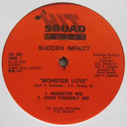 Sudden Impact - Monster Love