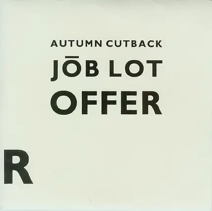 Sudden Sway - Autumn Cutback Job Lot Offer