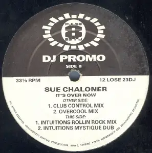 Sue Chaloner - It's Over Now