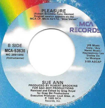 Sue Ann Carwell - Pleasure