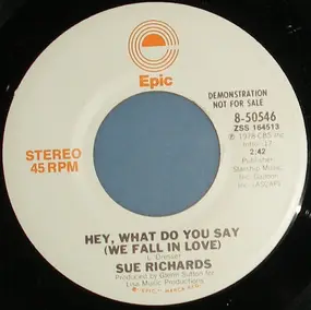 Sue Richards - Hey, What Do You Say (We Fall In Love)