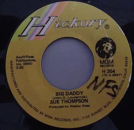 Sue Thompson - Big Daddy / Big Mable Murphy