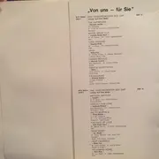 LP - Südwestfunk Tanzorchester - 'Von Uns - Für Sie'