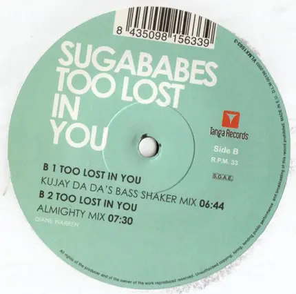 Sugababes - Hole In The Head / Too Lost In You