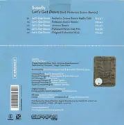 CD Single - Supafly - Let's Get Down - Promo Cardboard